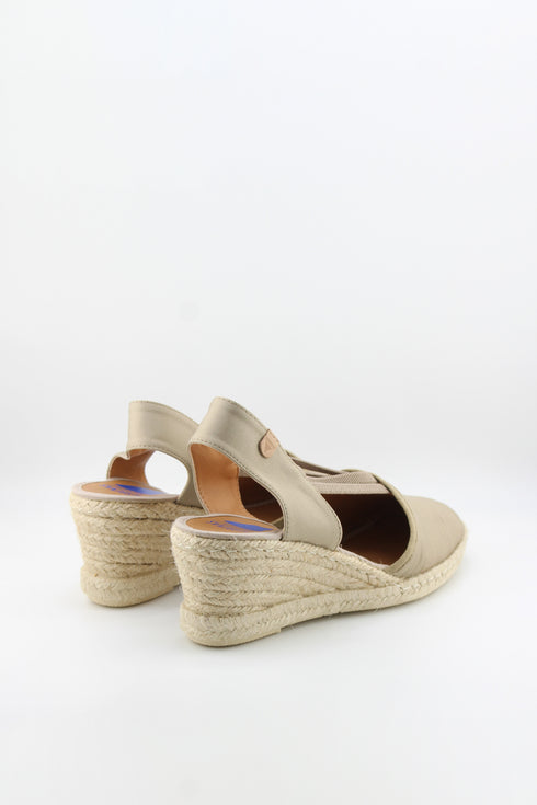 Verbenas Braided Wedge Espadrille Slingback Sandals